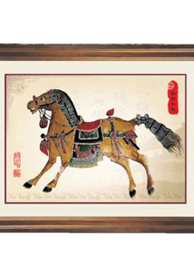 皮影陕西特色装饰画礼品送老外
