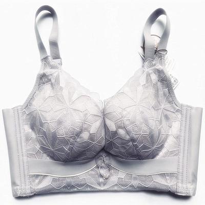 无痕蕾丝薄款舒适透气无钢圈文胸罩聚拢调整型收副乳女士内衣3296