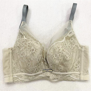 品牌蕾丝薄款 舒适记忆软钢圈文胸罩聚拢调整型收副上托女内衣2019