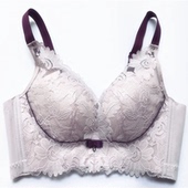 无痕蕾丝薄款 舒适无钢圈文胸罩聚拢调整型收副乳上托女士内衣705