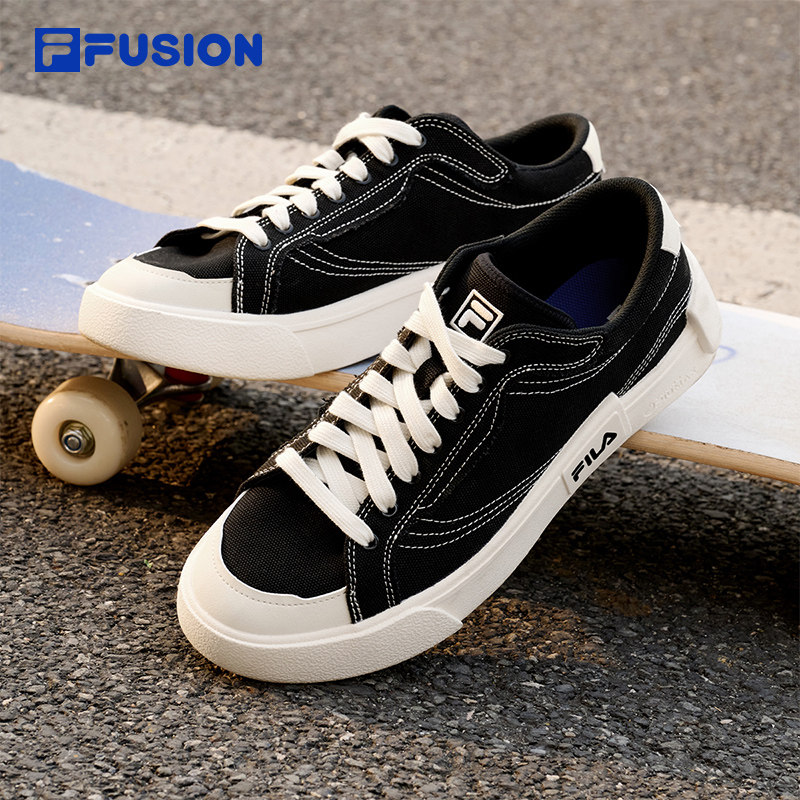 FILA FUSION斐乐帆布鞋男鞋官方正品POP鞋子新款情侣休闲板鞋女鞋