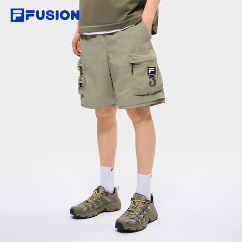 FILAFUSION斐乐潮牌梭织五分裤