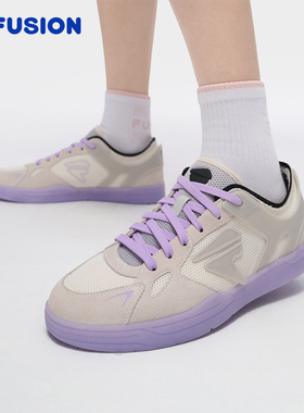 FILA FUSION斐乐潮牌女鞋GRAB专业滑板鞋2025夏新款抓板鞋休闲鞋