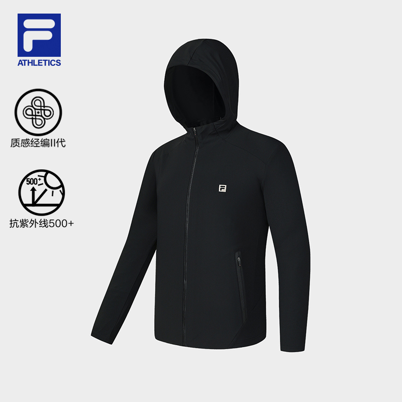 FILA斐乐针织连帽外套