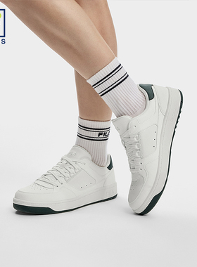 FILA 斐乐官方女鞋TARGA 1+网球生活鞋2025冬季新款圆盾鞋1+板鞋