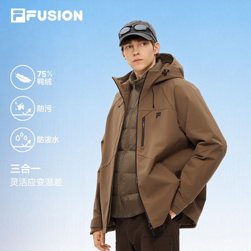 斐乐蓬蓬羽绒服丨两件套羽绒服