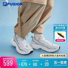 FILA FUSION斐乐男鞋运动鞋2024夏季新款网面透气跑步鞋风帆鞋潮