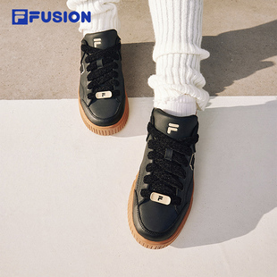 运动鞋 FILA 饼干鞋 官方旗舰正品 FUSION斐乐潮牌女鞋 场下滑板鞋