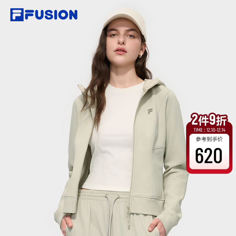 FILA斐乐针织连帽外套