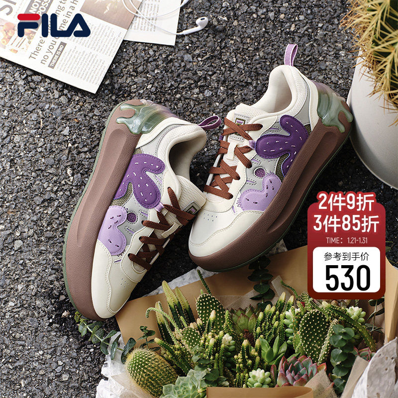 FILA 斐乐官方女鞋CACTI 摩登板鞋2025冬季新款仙掌鞋时尚休闲鞋,运动鞋new,板鞋,淘宝优惠券,粉丝福利购,淘宝优惠卷