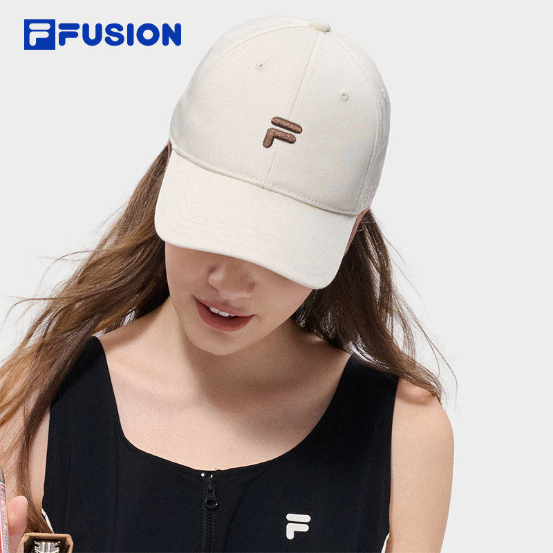 白白帽|FILA FUSION斐乐帽子情侣款棒球帽26夏季新款鸭舌帽运动帽