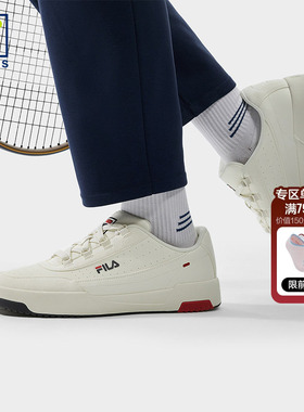 FILA 斐乐官方男鞋TARGA 2网球生活鞋2026春新款圆盾鞋板鞋运动鞋