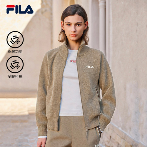 FILA斐乐女士编织外套