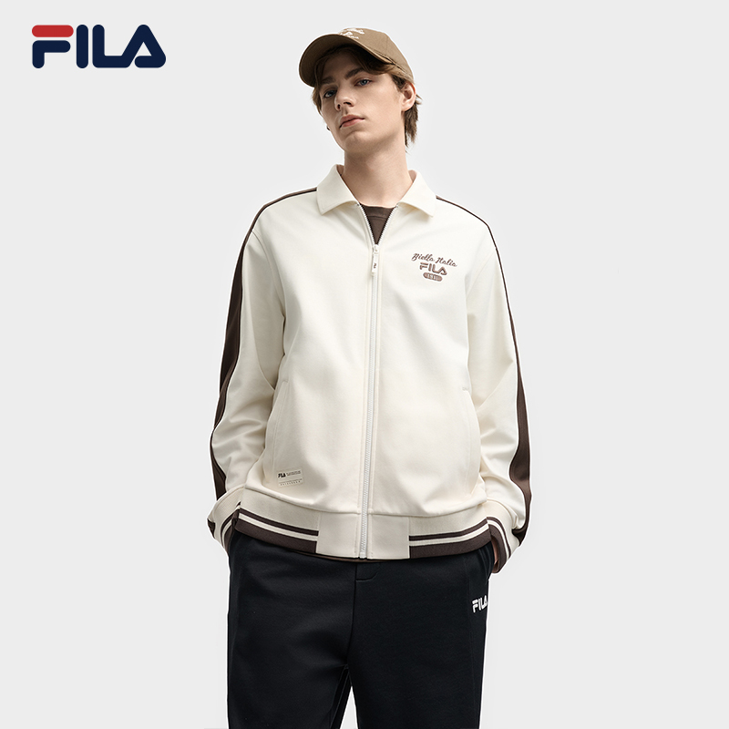 FILA斐乐男士针织长袖外套