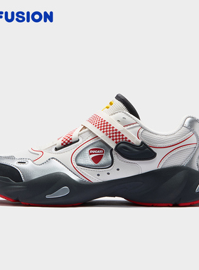 FILA FUSION斐乐潮牌WAVELET x DUCATI厚底潮鞋女2025夏款水滴鞋