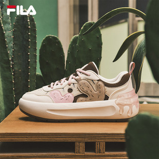 FILA 斐乐官方女鞋CACTI 摩登板鞋2025秋季新款仙掌鞋时尚休闲鞋