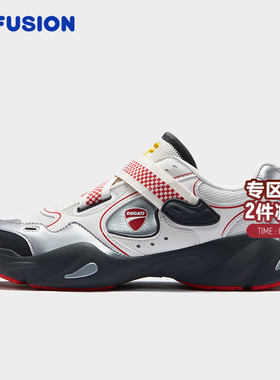 FILA FUSION斐乐潮牌WAVELET x DUCATI厚底潮鞋女2025夏款水滴鞋