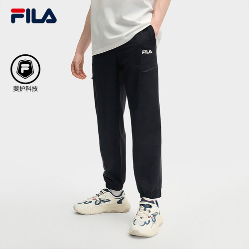 FILA斐乐男裤梭织休闲卫裤