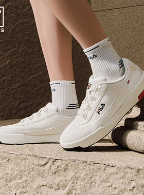 FILA 斐乐官方男鞋TARGA 2网球生活鞋2026春新款圆盾鞋板鞋运动鞋