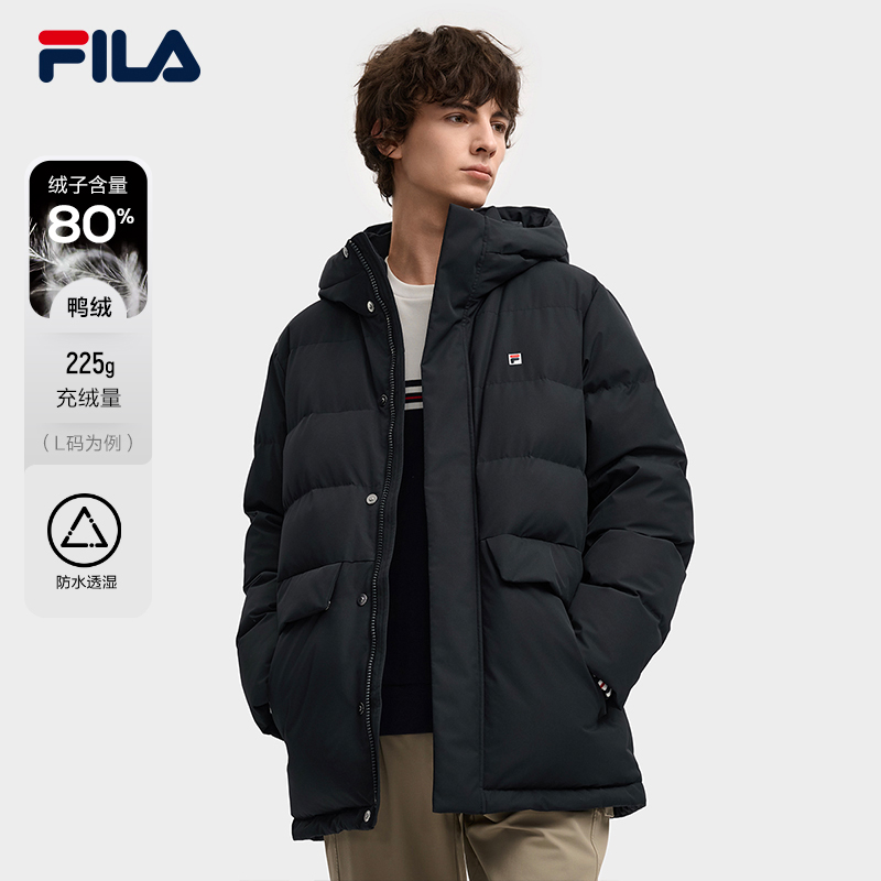 FILA斐乐中长款羽绒服