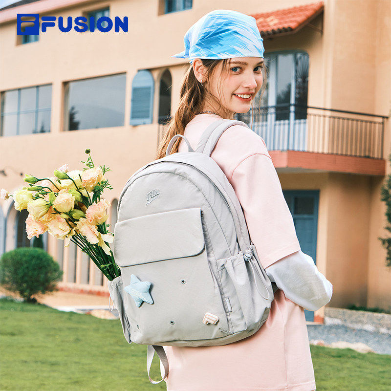 FILA FUSION斐乐潮牌女包背包2026春季新款双肩包奶糖星星包书包,运动包/户外包/配件,双肩背包,淘宝优惠券,粉丝福利购,淘宝优惠卷