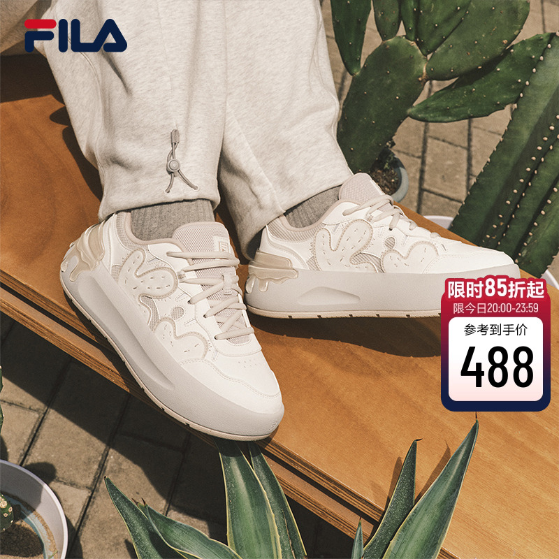 FILA 斐乐官方女鞋CACTI 摩登板鞋2025秋季新款仙掌鞋时尚休闲鞋