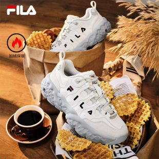 摩登运动鞋 2025冬季 FILA 加绒松饼鞋 MUFFIN 新款 斐乐官方女鞋