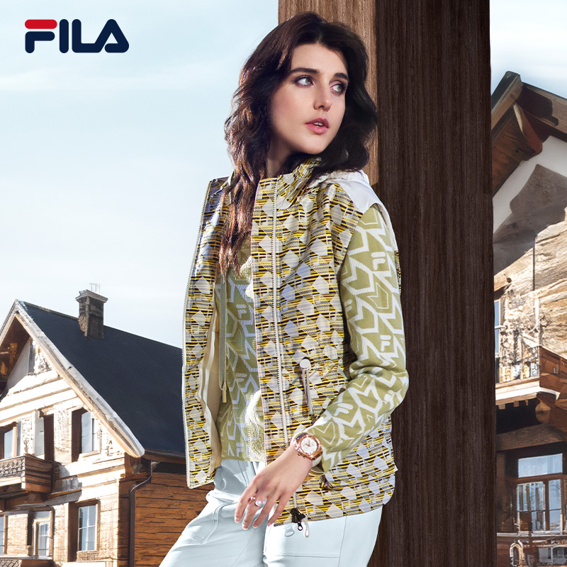 FILA斐乐女士休闲棉马甲