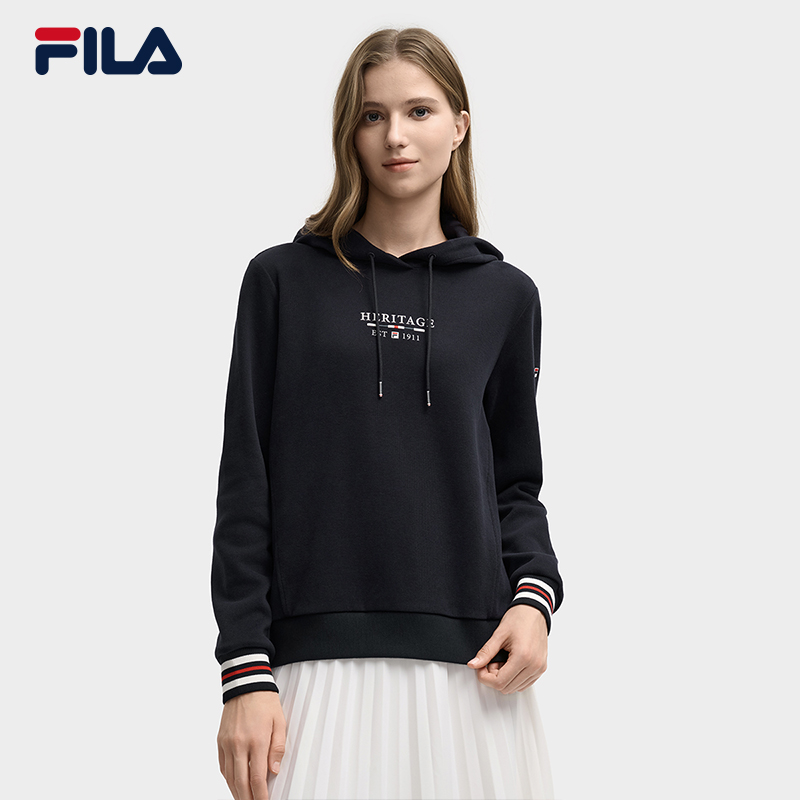 FILA斐乐针织连帽上衣