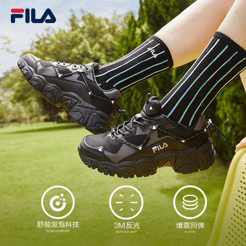 FILA斐乐官方猫爪女子老爹鞋2026夏新款厚底增高运动鞋休闲鞋女鞋 - 封面