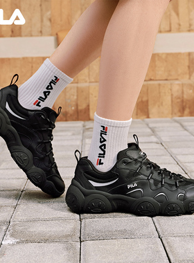 FILA 斐乐官方男鞋FLUID 7老爹鞋2026春新款猫爪7代休闲鞋运动鞋
