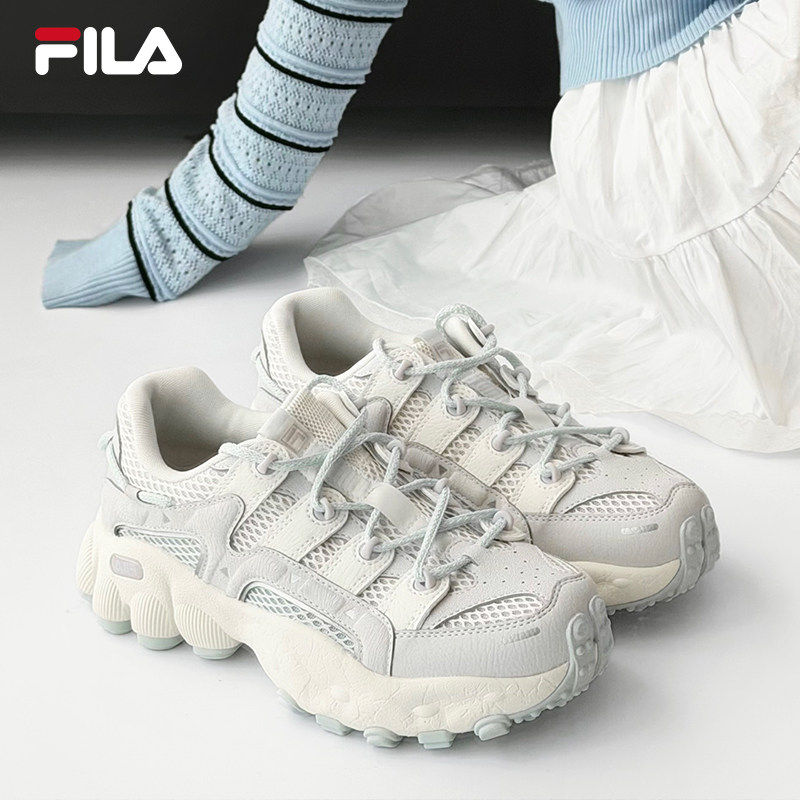 比拉鞋|FILA 斐乐厚底女鞋老爹鞋2026夏季新款透气休闲鞋子