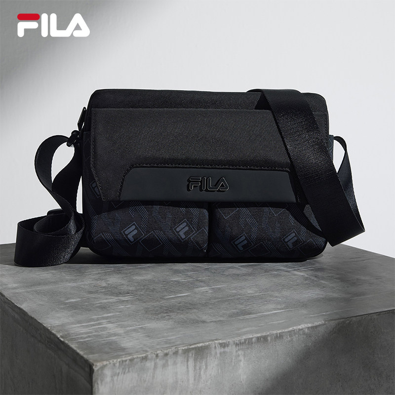 【黑武士】FILA 斐乐官方男挎包健身休闲随身通勤单肩包斜挎包包