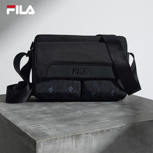 【黑武士】FILA 斐乐官方男挎包健身休闲随身通勤单肩包斜挎包包