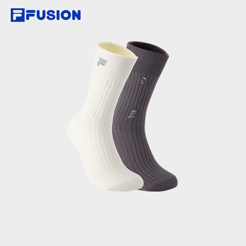 FILAFUSION斐乐情侣高腰袜