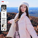 多彩冬羽系列 FILA斐乐情侣羽绒服女2025两面穿防泼水防污外套男