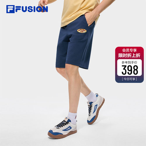 FILAFUSION斐乐男子针织五分裤