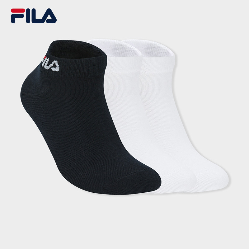 FILA 斐乐官方男袜低腰袜套装2026春新款舒适运动袜短袜3双
