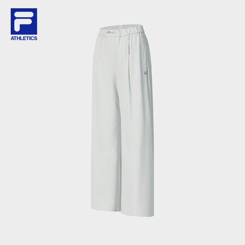 FILA 斐乐官方女士梭织长裤2025秋季新款健身运动简约宽松阔腿裤,运动服/休闲服装,运动长裤,淘宝优惠券,粉丝福利购,淘宝优惠卷