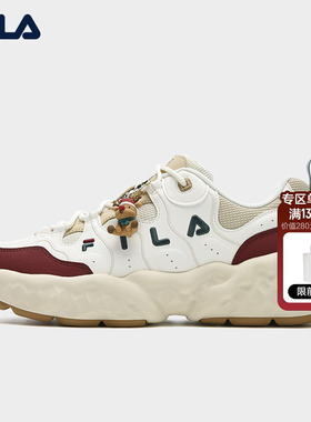 FILA 斐乐官方男鞋MUFFIN XMAS 老爹鞋2026春季新款松饼鞋圣诞版