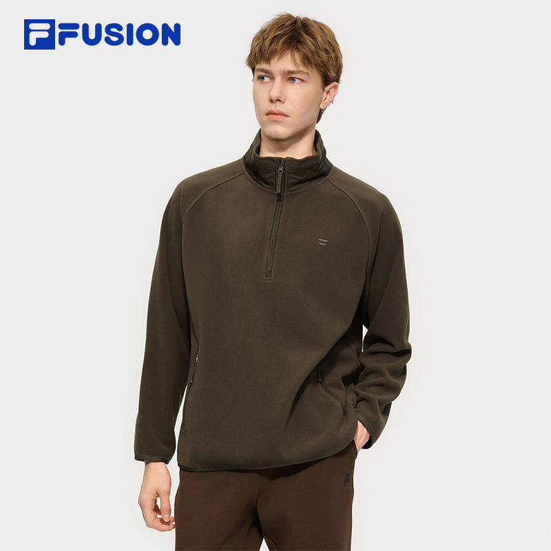 FILAFUSION斐乐男针织长袖上衣