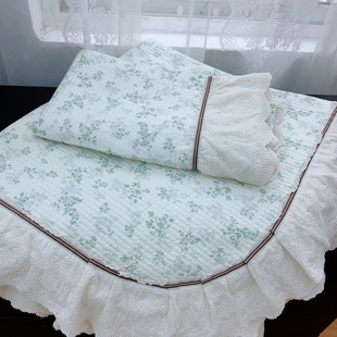 欧式风纯棉法式床盖三件套+同款多功能被套夏被空调被可机洗四季