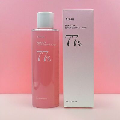 韩国正品Anua水蜜桃77%精华舒缓爽肤水敏感保湿修复桃子液250ml