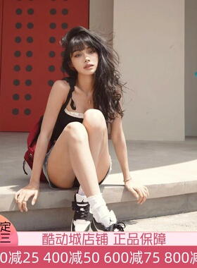 NIKE耐克女鞋2025春新款黑白熊猫AJ1潮流运动休闲板鞋 DC0774-101