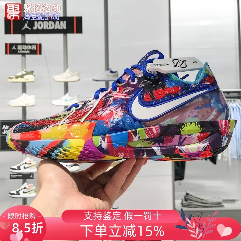 耐克男2025夏季G.T. Cut 3复古缓震低帮实战运动篮球鞋IF2522-100