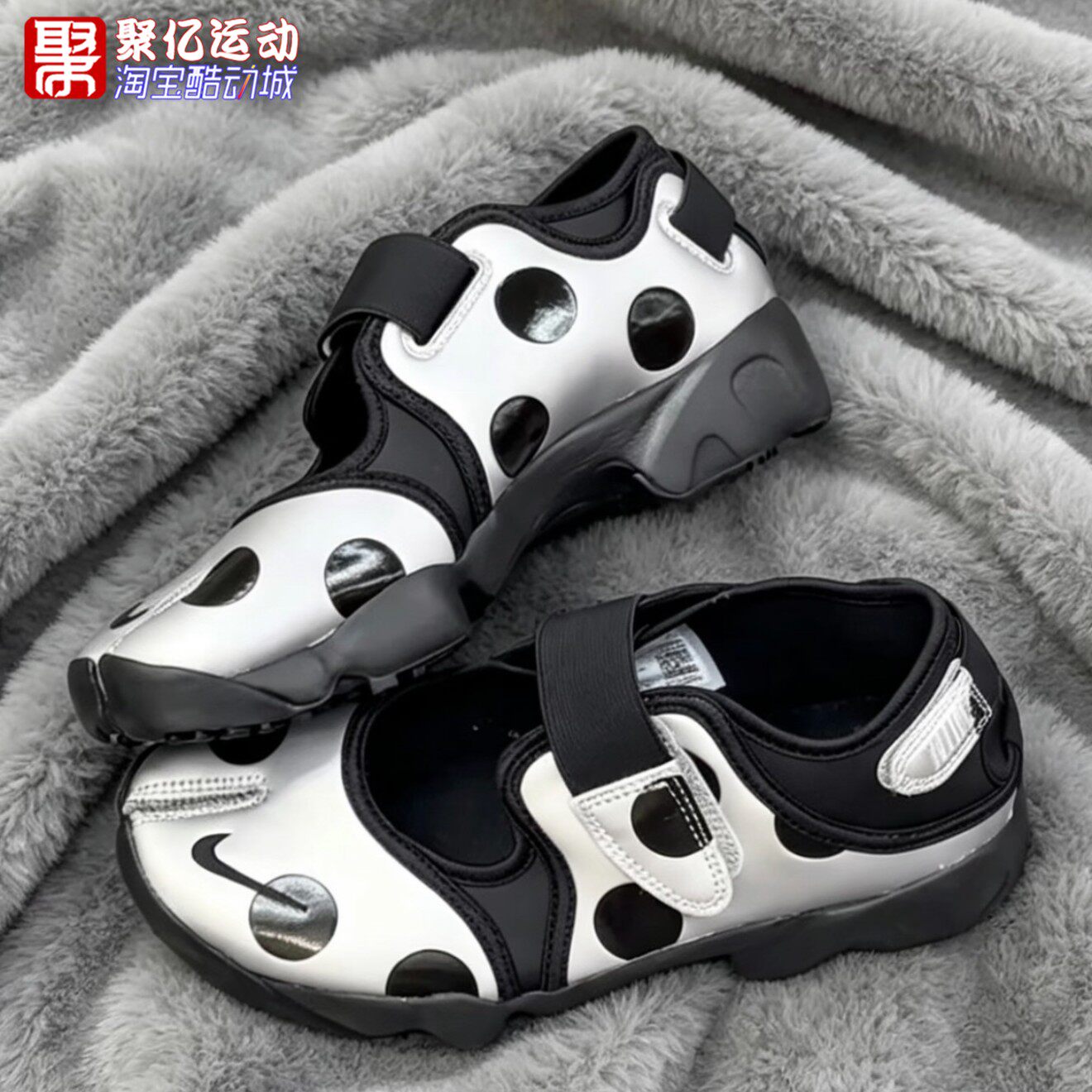 Nike耐克女子波点玛丽珍分趾忍者鞋缓震低帮休闲运动鞋IR1226-001