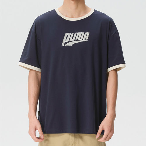 PUMA彪马男女2026夏新款RINGER TEE运动休闲短袖T恤 636294-16-87