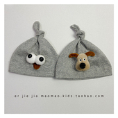 6个月小月龄啾啾帽套头胎帽 婴儿帽子春夏薄款 护囟门男女宝宝0