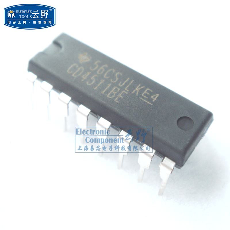 【高科美芯】IC集成电路CD4511BE DIP16直插 编码器 复用器和解