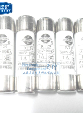 【高科美芯】云野保险丝RT29 380V-100KA 1A 85X315不带脚电路